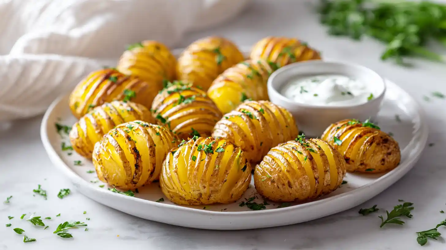 Air Fryer Appetizer: Mini Hasselback Potatoes for Parties